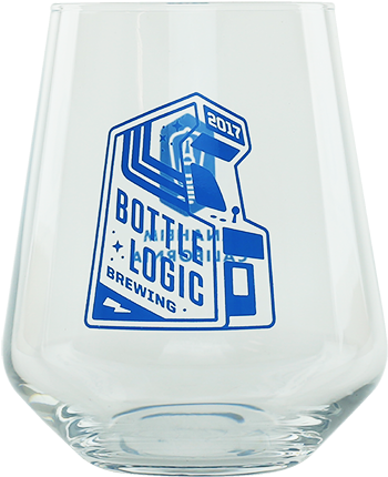 Bottle Logic Stemless Teku Glass - Bottle Logic Brewery Glass (480x480), Png Download