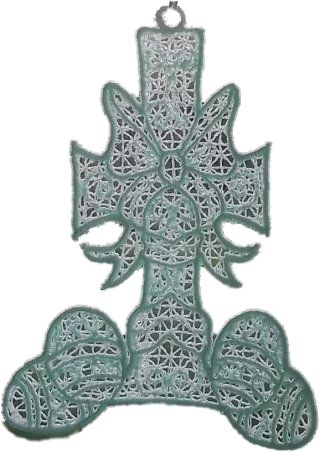 Fsl Easter Cross - Cross (320x452), Png Download