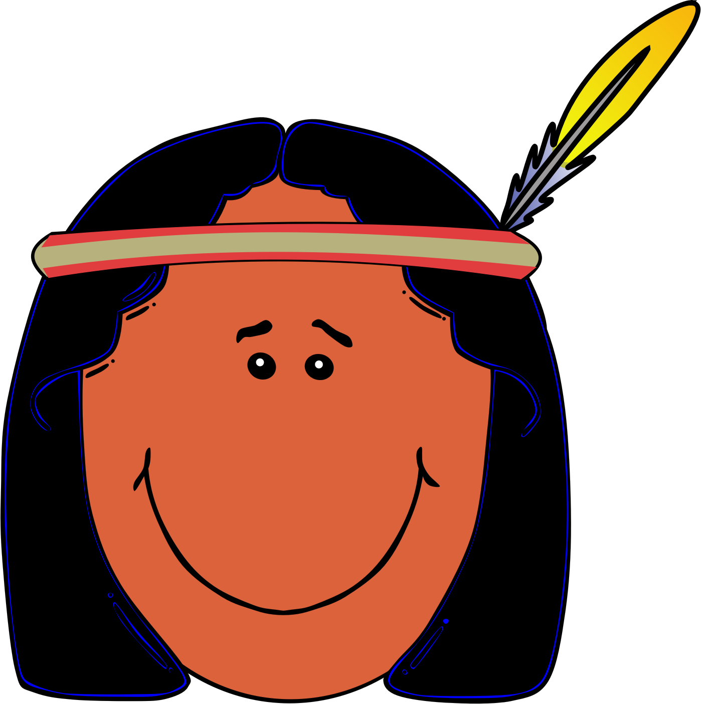 Free Native Clipart At Getdrawings Com For - Cartoon Native American Face (566x800), Png Download