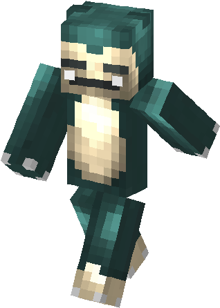 Snorlax Skin - Minecraft Pokemon Snorlax Skin (317x453), Png Download