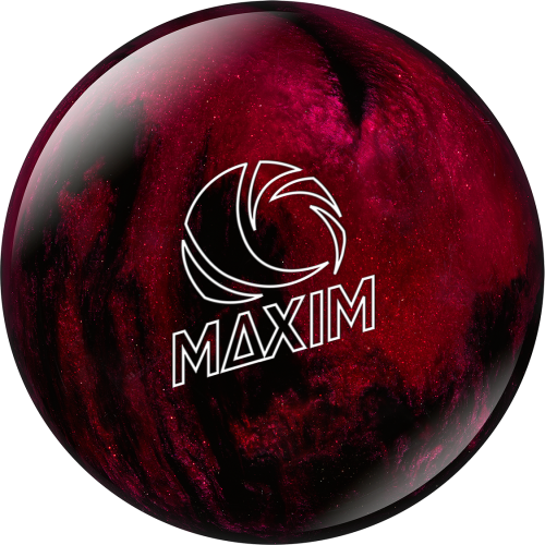 Black / Red Sparkle - Red And Black Bowling Ball (500x500), Png Download