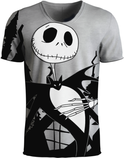 Movie Jack Skellington 3d T-shirt - Jack Skellington Pumpkin King Halloween 24x18 Poster (560x559), Png Download