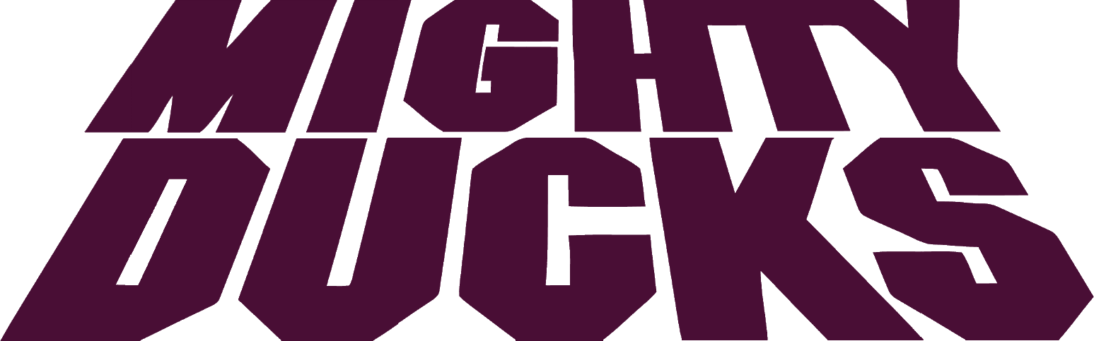 Mighty Ducks Script Logo - Mighty Ducks Logo Png (1547x483), Png Download