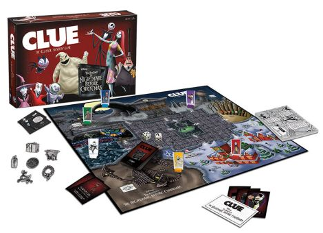 'nightmare Before Christmas' Games Are Available To - Nightmare Before Christmas Clue (469x586), Png Download