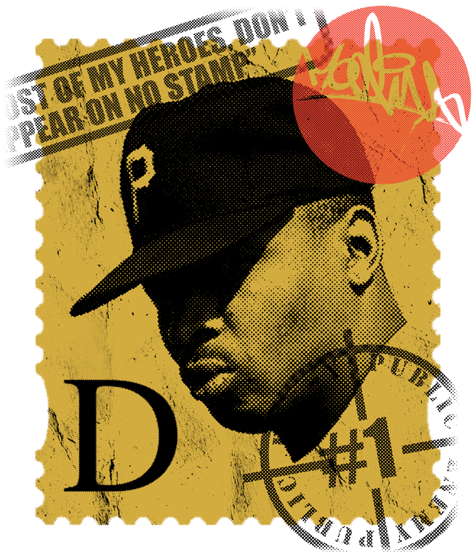 Chuck 'd' Stamp - Chuck D (700x812), Png Download