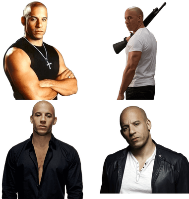Vin Diesel Png (400x400), Png Download