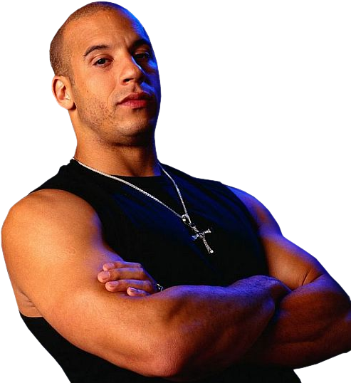 Vin Diesel - Fast And Furious Cross Neckla (500x545), Png Download