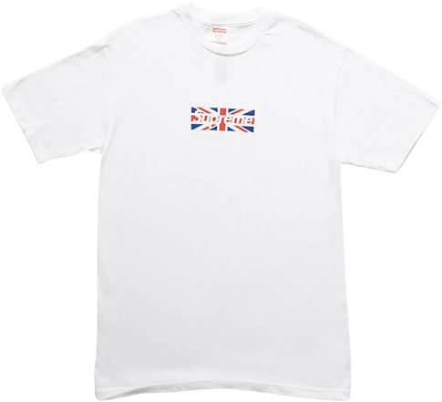 2011 Supreme London Store Opening Union Jack Box Logo - Supreme Box Logo London (740x600), Png Download