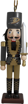 Anaheim Ducks Nutcracker Ornament - Pittsburgh Steelers 4" Nutcracker Ornament (465x465), Png Download