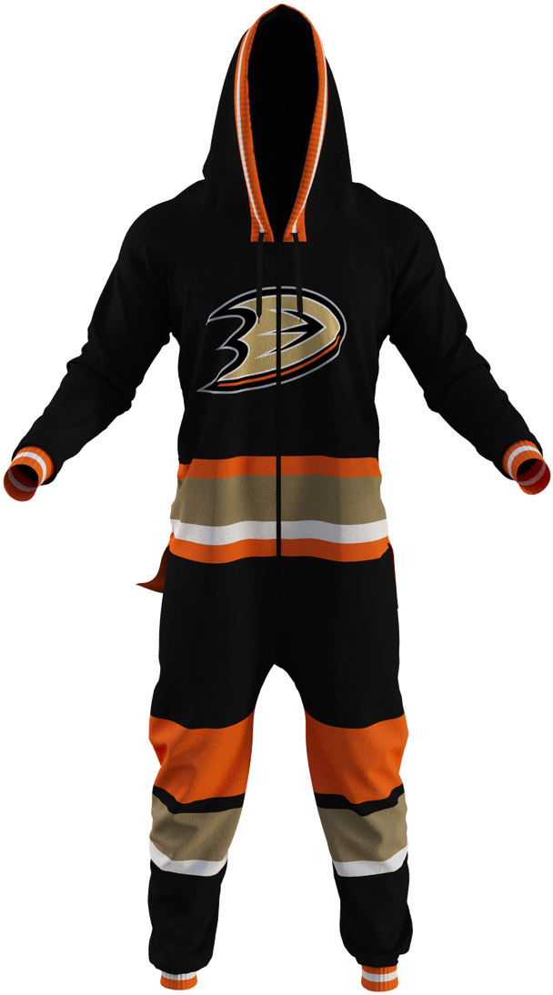 Anaheim Ducks Team Onesie - La Kings Nhl Onesie | Size M | Black | Hockey Sockey (1280x1280), Png Download