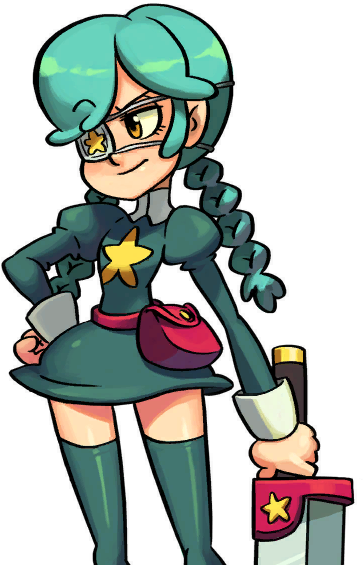 Annie Smirk - Skullgirls (640x720), Png Download