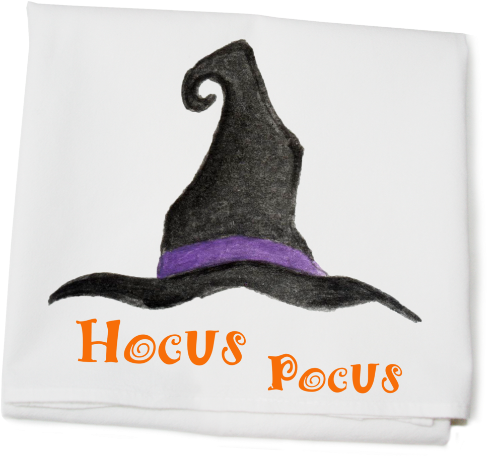 Witches Hat Flour Sack Towel - Flour Sack (1024x979), Png Download