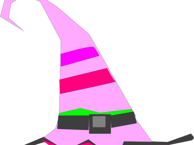 Witch Hat Clipart Colorful - Witch Hats Clipart Png (640x480), Png Download