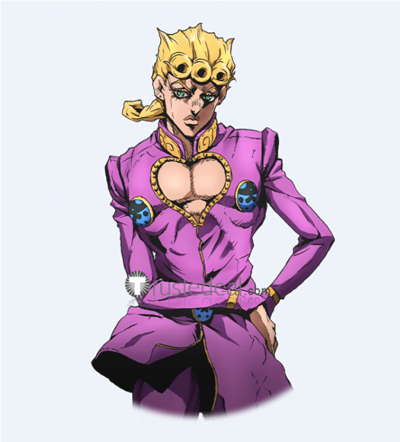 Giorno Giovanna Anime (800x1200), Png Download