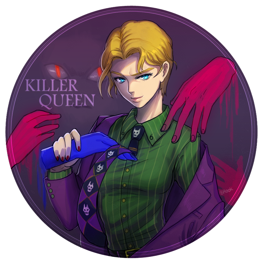 Killer Queen Jojo's Bizarre Adventure - Cartoon (842x847), Png Download