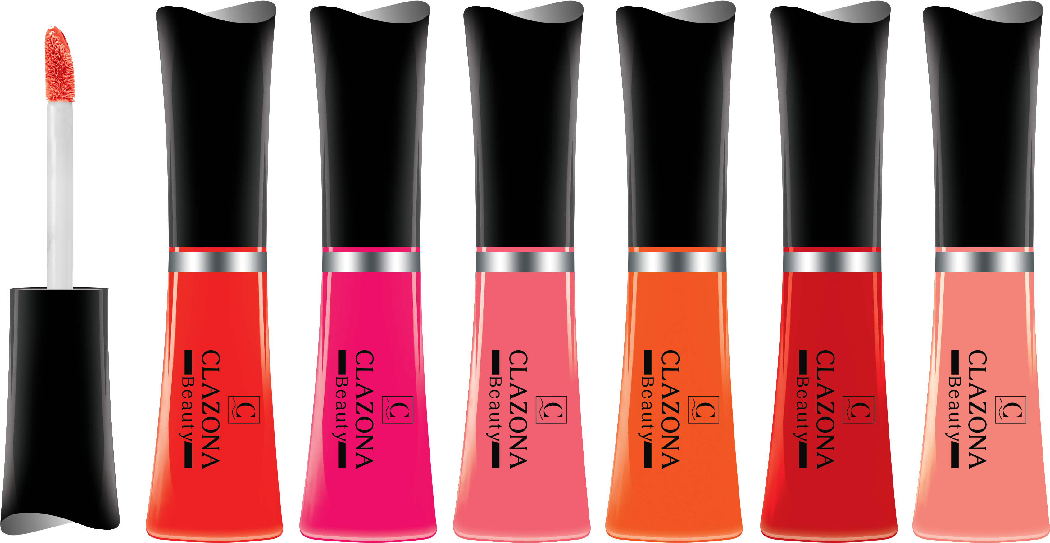 Colour Stay Gloss - Clazona Matte Lip Gloss Shades (3898x2161), Png Download