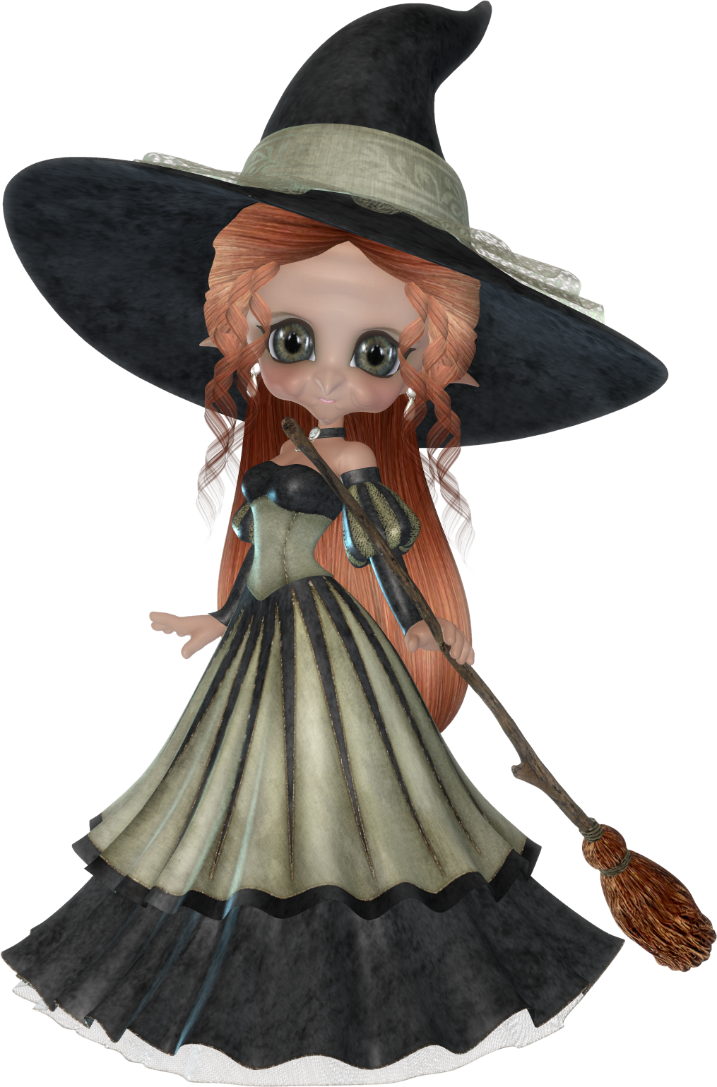 Halloween Poser Tubes Png (1015x1539), Png Download