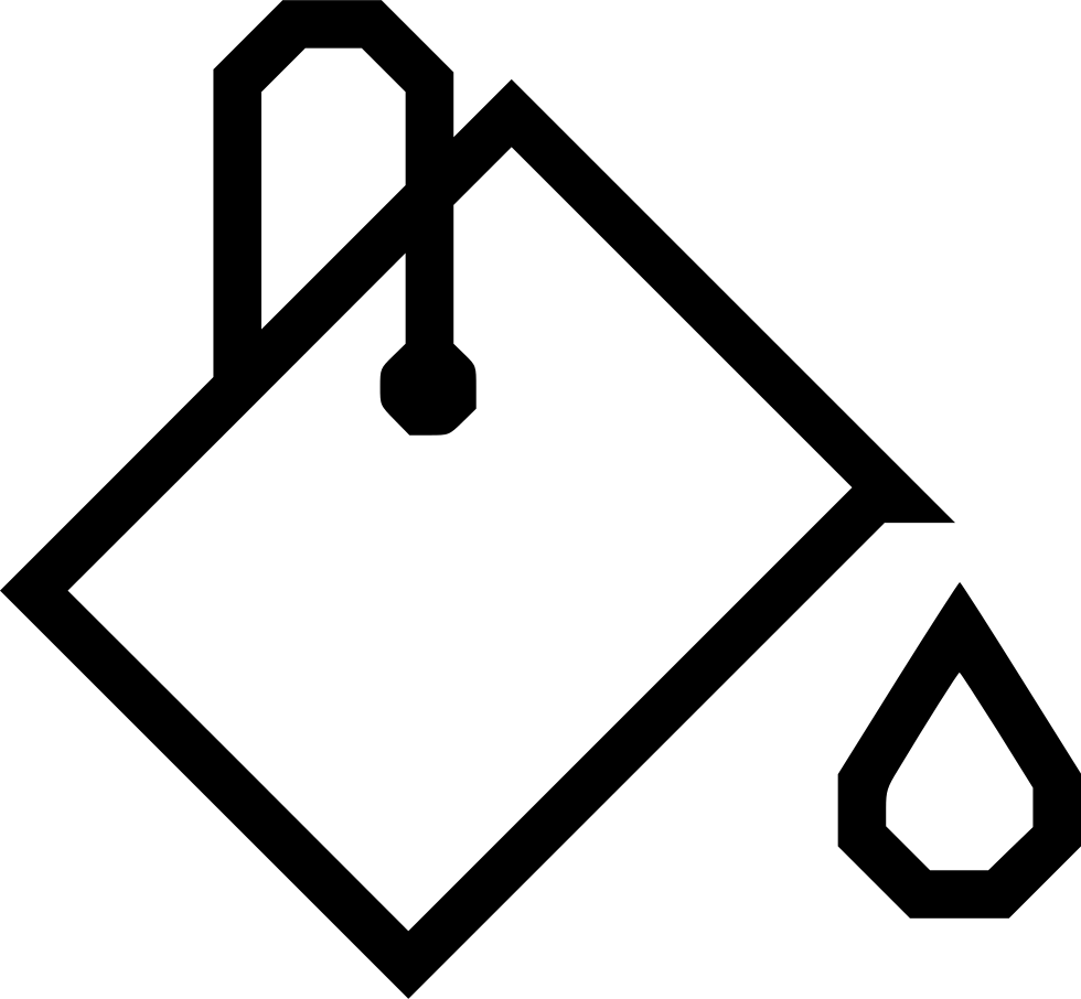 Fill Color Tool Graphic Bucket Paint Drop Comments - Color (980x906), Png Download