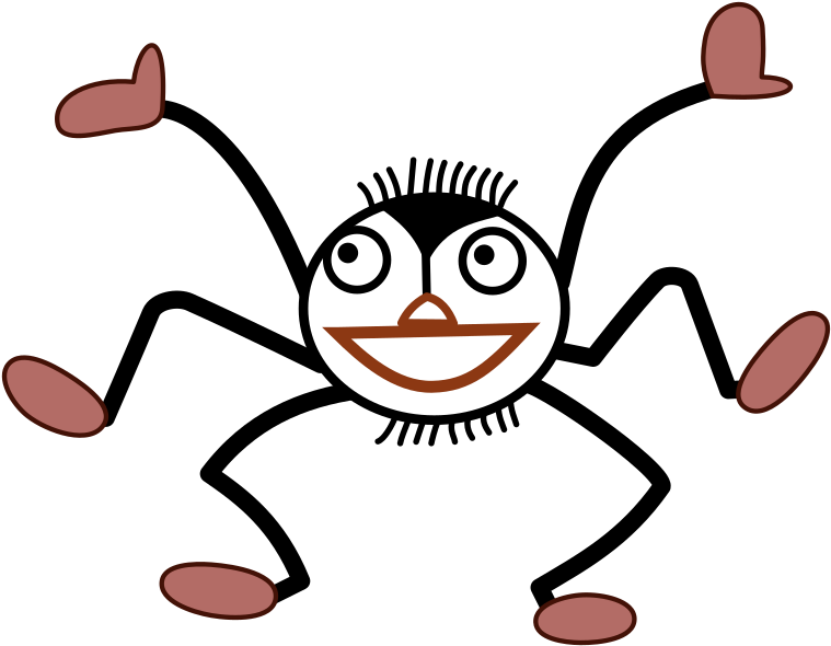 Medium Image - Little Miss Muffet Spider (800x631), Png Download
