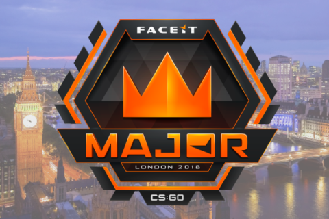 Faceit Major 2018 Meet The Final Four Qualified Teams - Major Cs Go 2018 London (480x320), Png Download