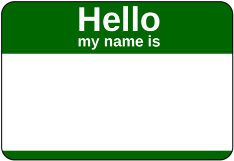 Avery Name Badge Labels - 25 Labels (500x353), Png Download
