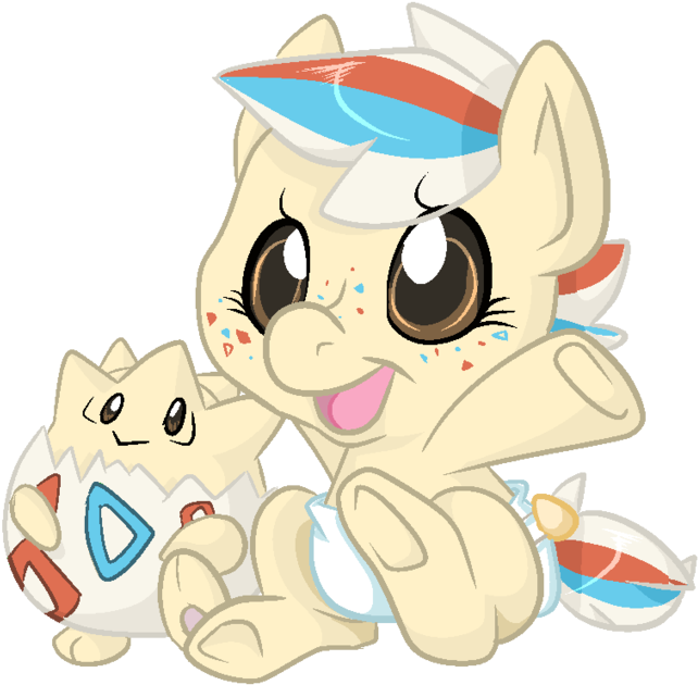 Cartoon Mammal Vertebrate Horse Like Mammal Fictional - Togepi Pony (680x680), Png Download
