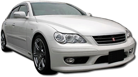 Mark X 2007 Ks Styling Fiberglass - Toyota Mark X 2007 Png (521x295), Png Download