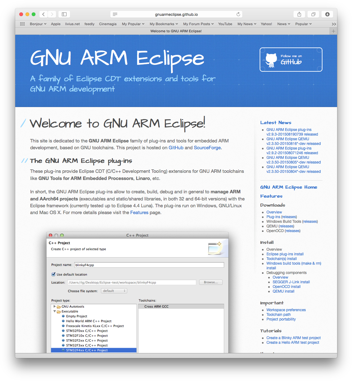 Github Io Gae Home - Gnu Arm Eclipse (1147x1239), Png Download