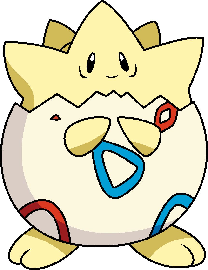 Pokemon Togepi Fairy Type Pokemon Johto (863x1116), Png Download