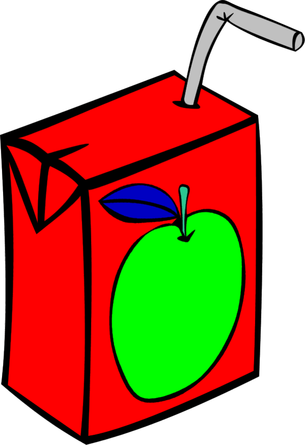 Vector Clip Art - Apple Juice Clipart (600x875), Png Download