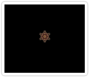 Metatrons Cube - Cross (375x360), Png Download