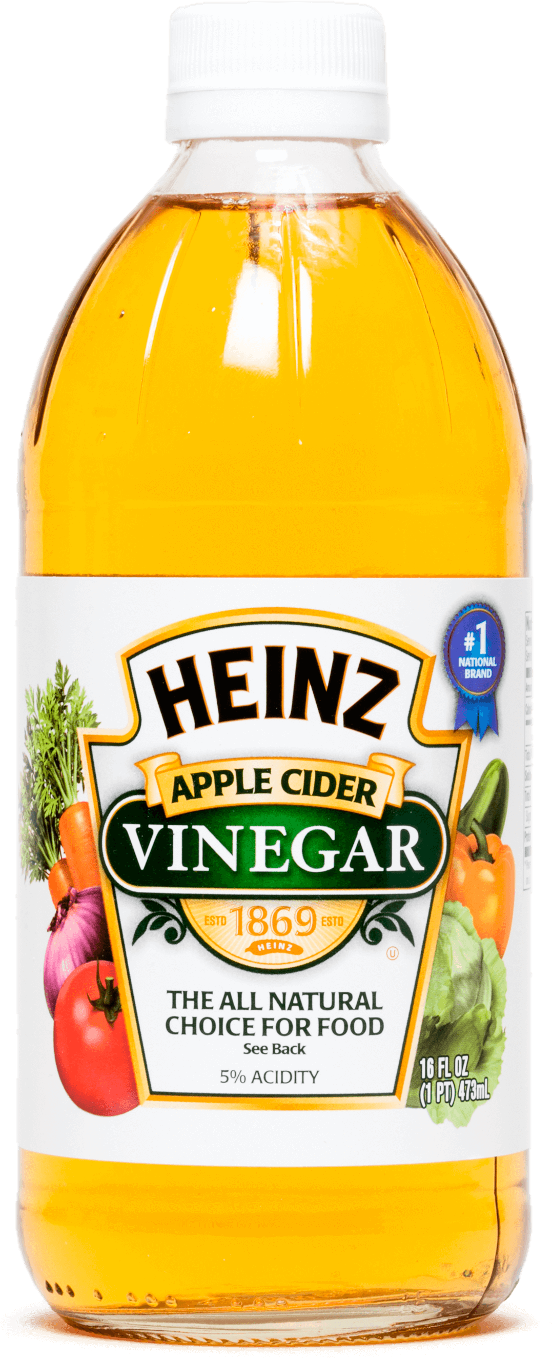 Apple Cider Vinegar - Heinz Apple Cider Vinegar - 32 Oz (2741x2741), Png Download