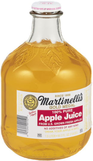 Martinelli's Apple Juice (600x600), Png Download