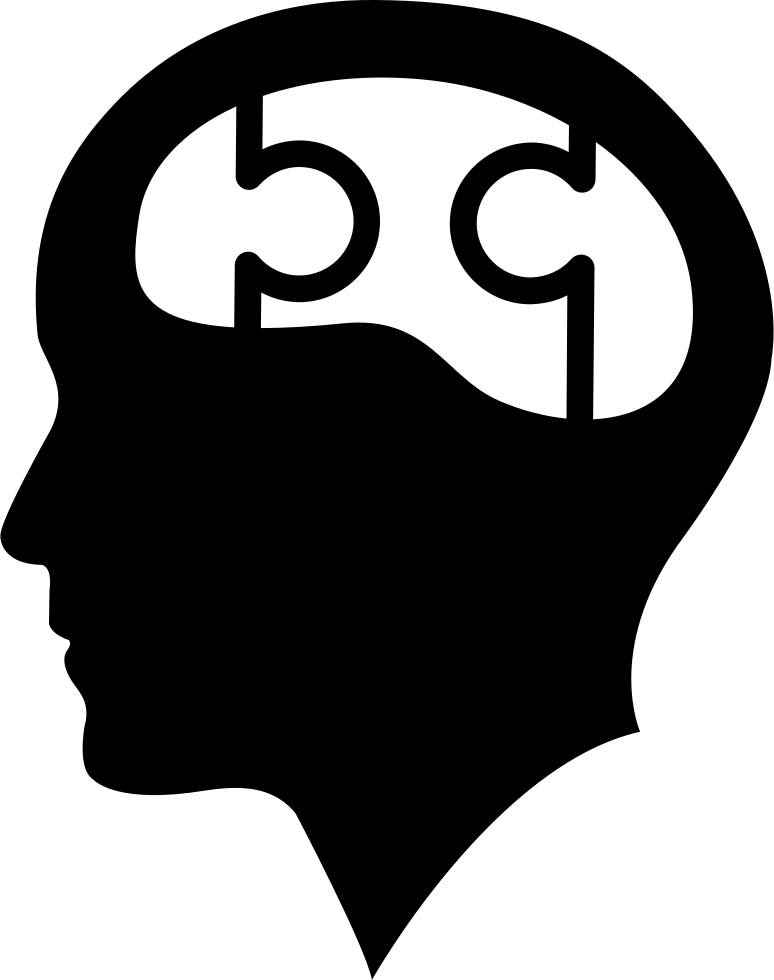 Bald Head With Puzzle Brain Comments - Cerebro Png (774x980), Png Download