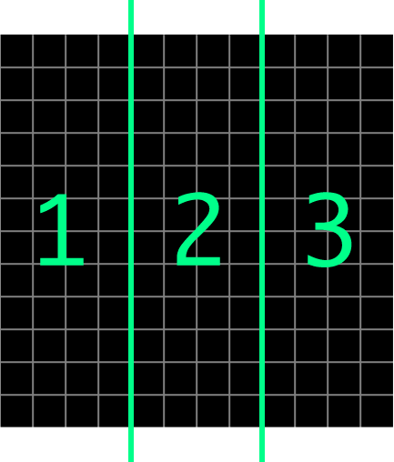 Thirds Are Not Possible On A Ten Grid - Cross (433x508), Png Download