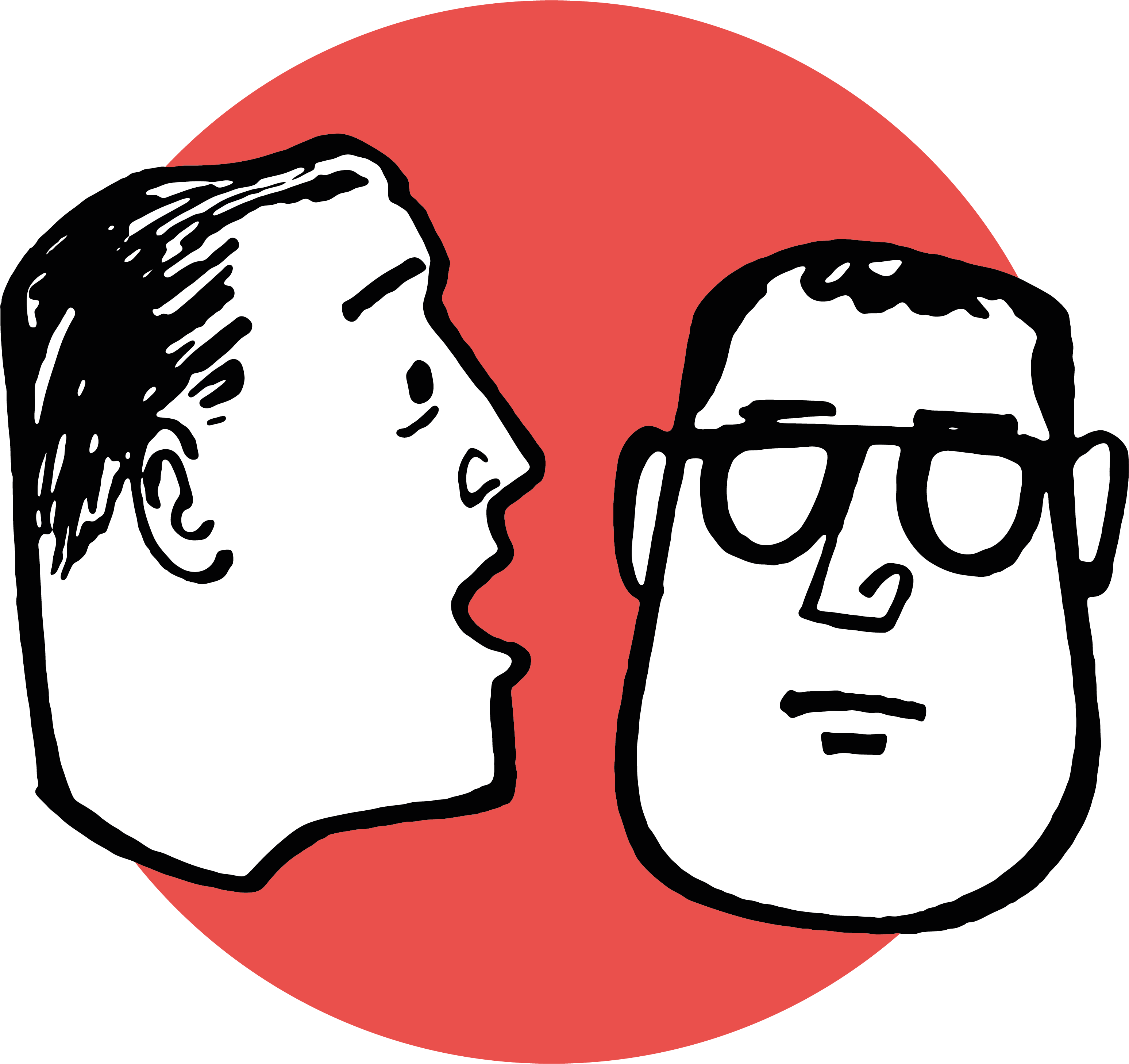 The Macro View Archives - Art Print: Pop Ink - Csa Images' Two Men Talking, 24x18in. (3333x3333), Png Download