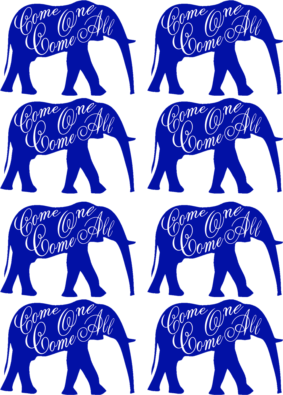 Since I Didn't Take Any Photos Before I Sent Them To - Elephants Art Print - Nursery Art Print - Silhouette (1236x1600), Png Download