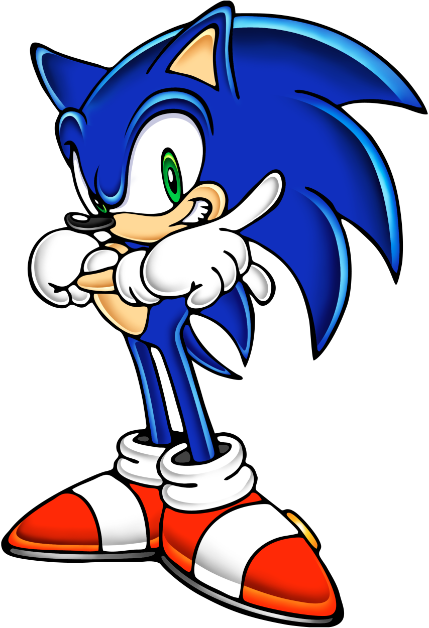 Image Segasonic Database Fandom - Sonic Sonic Adventure Png (854x1251), Png Download