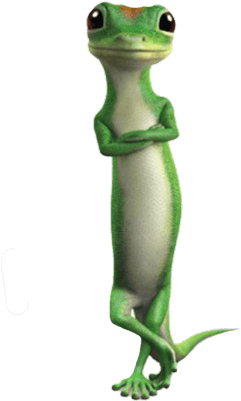 Share This Image - Geico Gecko (360x600), Png Download
