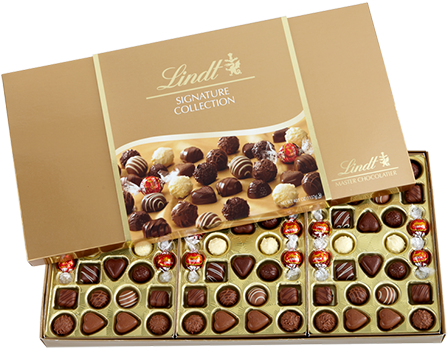 Lindt Signature Box - Box Of Lindt Chocolates (450x450), Png Download