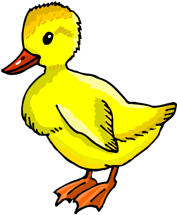 Duck Clip Kid Clipart - Duckling Clip Art (618x750), Png Download