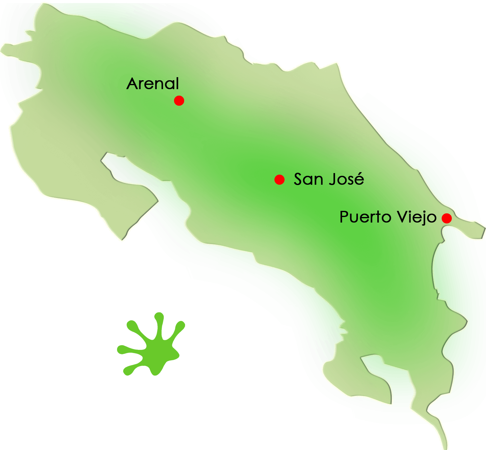 Gecko Trail - Mejores Parques Costa Rica (1578x1464), Png Download