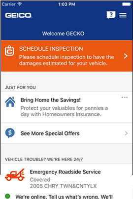 Rated 4 In The App Store & - Geico (300x486), Png Download