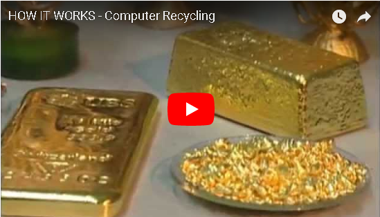 How To Mine Gold From Old Computer Stuffs - Computer Recycling (600x400), Png Download