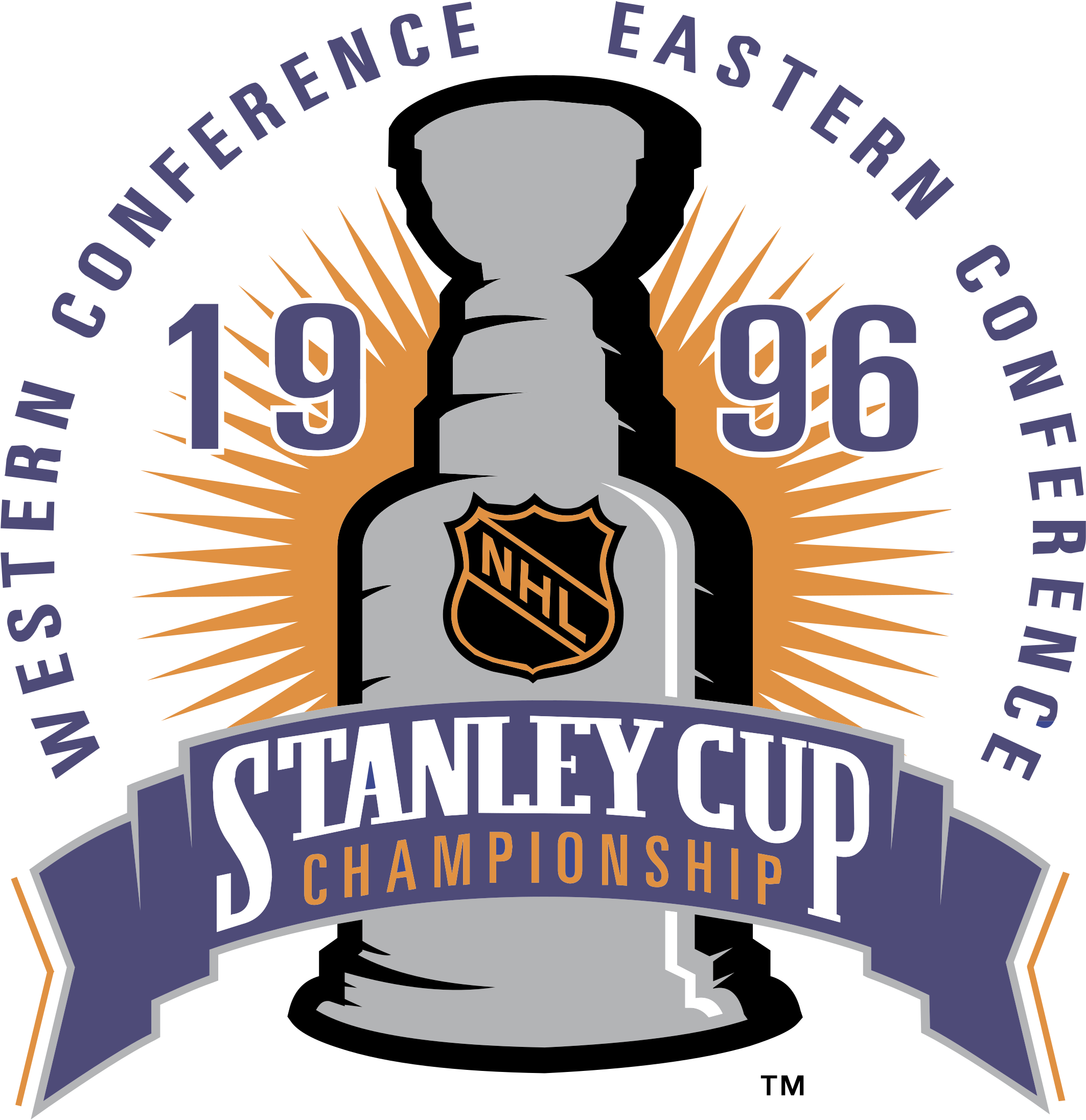 Stanley Cup 1996 Logo Png Transparent - Martin Brodeur Signed 1995 Stanley Cup Puck (2400x2400), Png Download