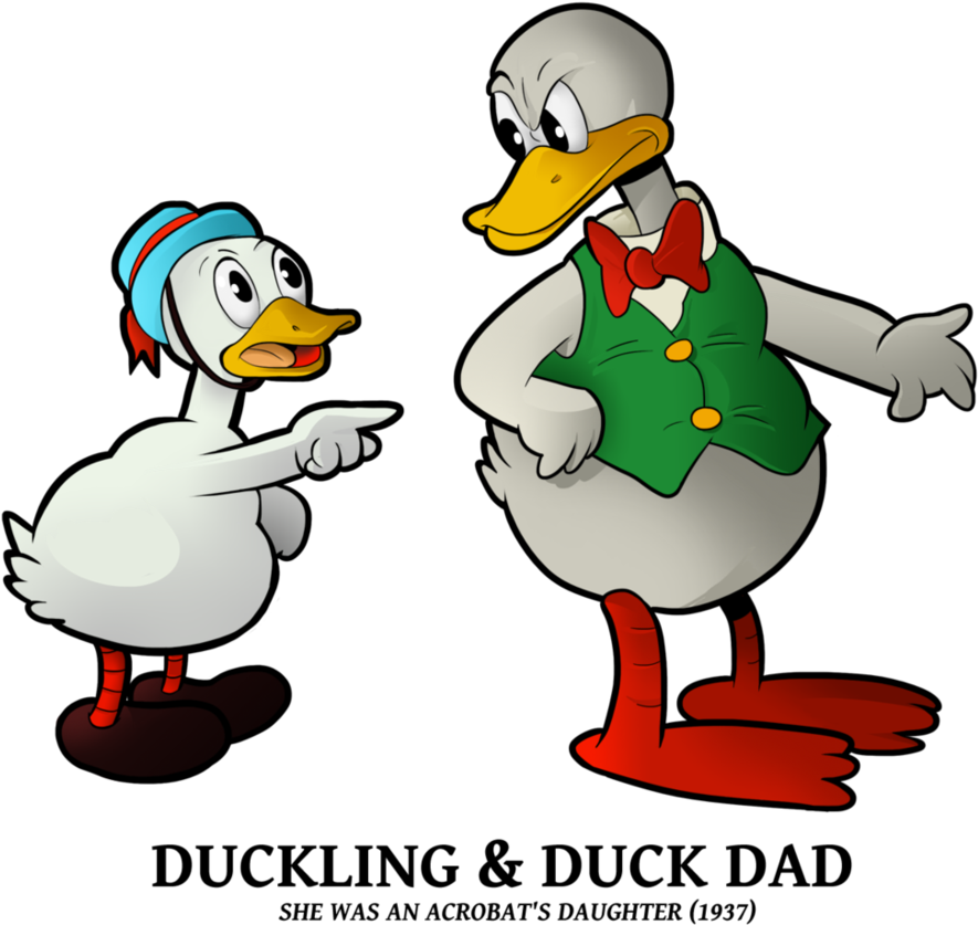 Ducks Clipart Short Animal - She Was An Acrobat's Daughter (934x855), Png Download