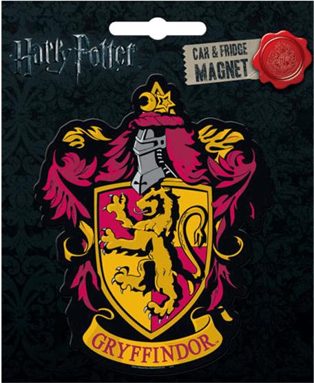 Gryffindor Crest Magnet - Gryffindor Crest Harry Potter Gryffindor (555x555), Png Download