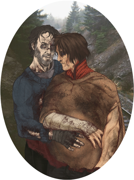 2 - The Walking Dead (500x744), Png Download