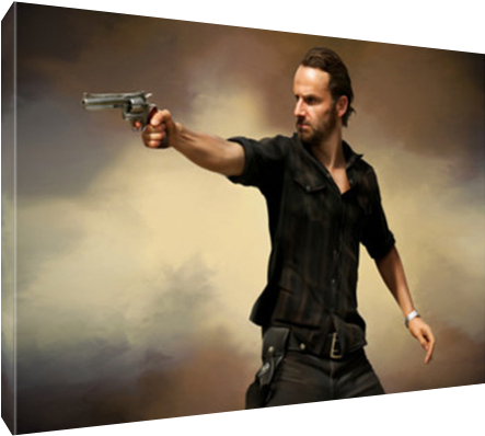 Canvas Stretched And Gallery Wrapped Over - Trigger (600x600), Png Download