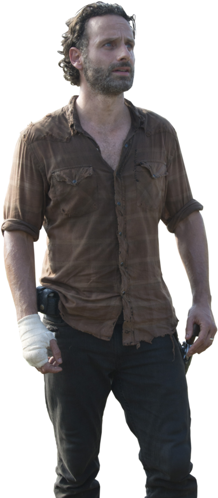 Rick Grimes By Daryldixonofi1 - Walking Dead Carl Png (731x1092), Png Download